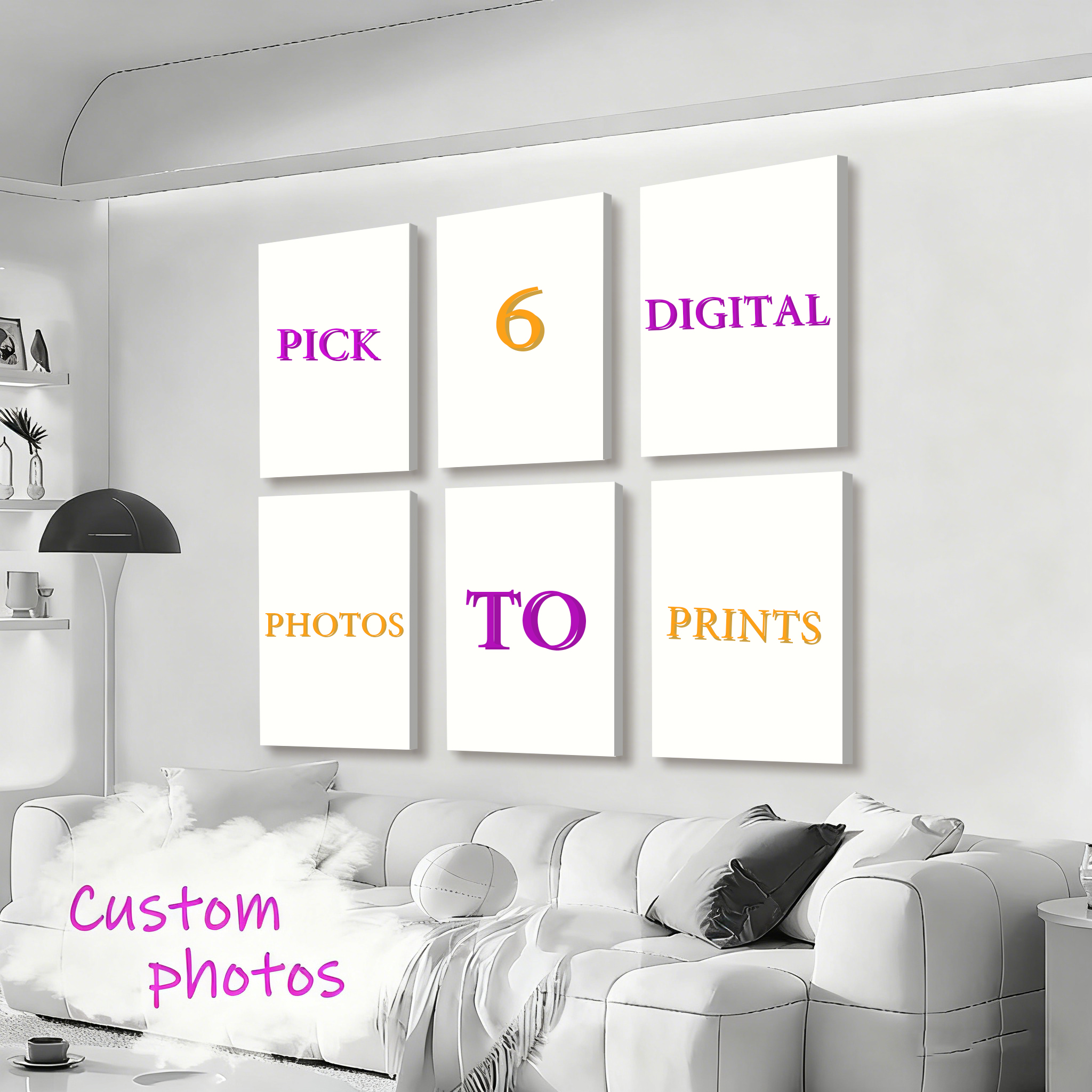 6pcs/set Custom Canvas Prints  - đánh giá và giá Photography Course