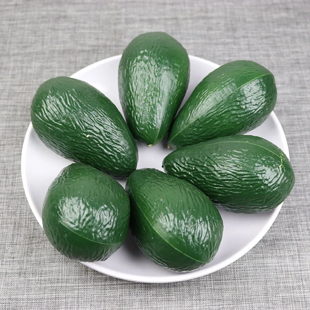 6pcs Artificial Avocado Model  - đánh giá và giá Photography Food
