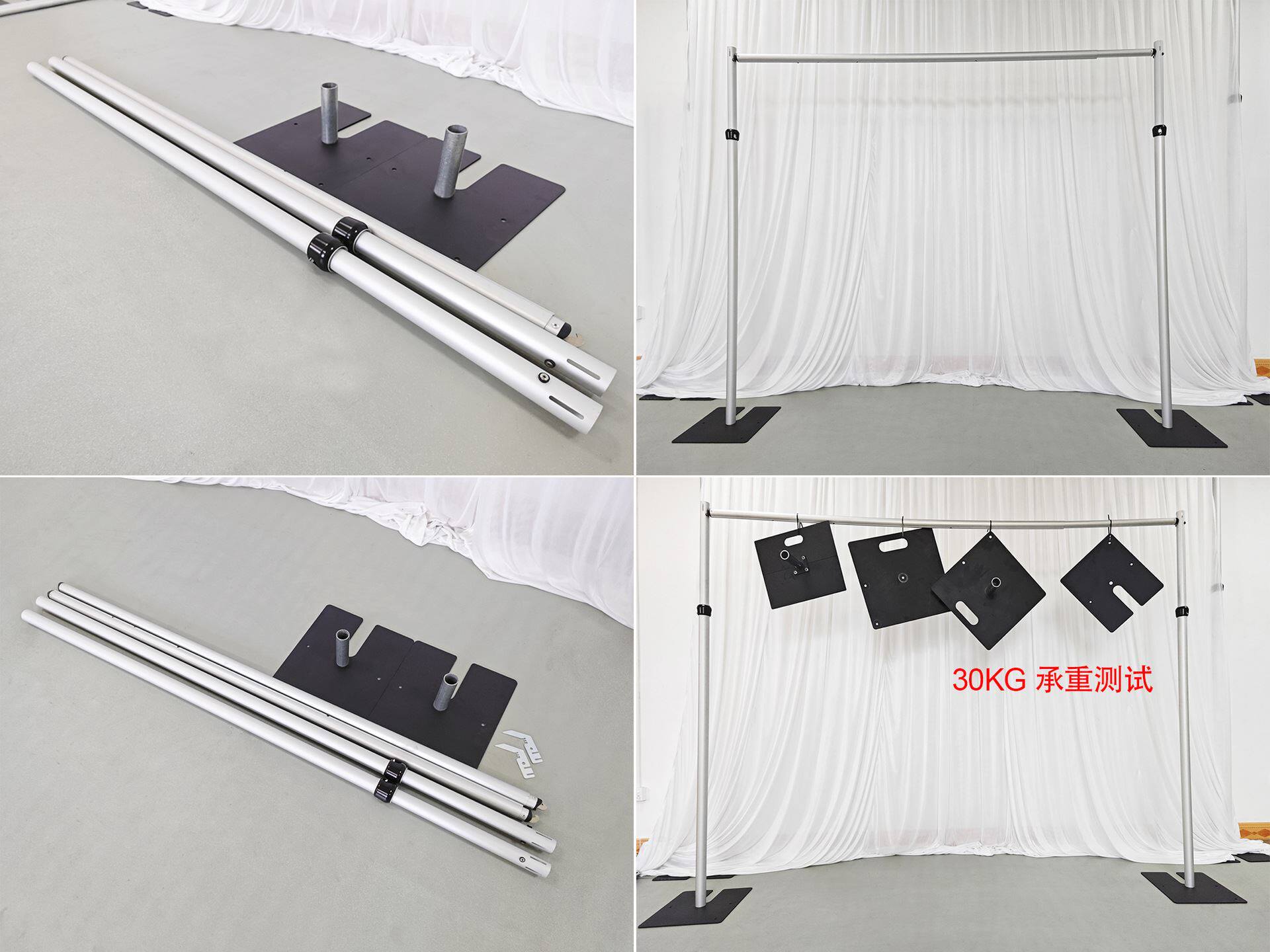 10ftx10ft Adjustable Metal Bac - đánh giá và giá Backdrop Stand Kit