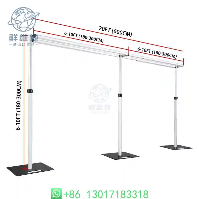 10ftx10ft Adjustable Metal Bac - đánh giá và giá Backdrop Stand Kit